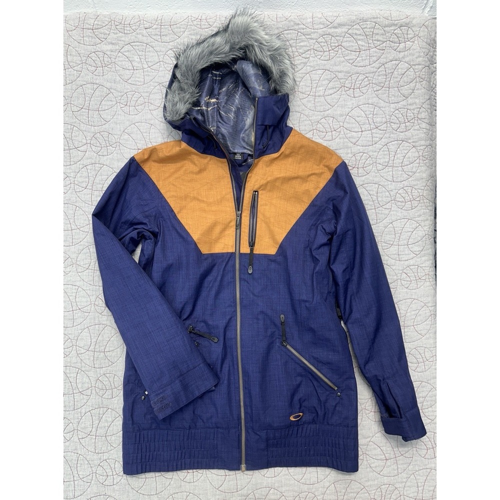 Oakley Ski Snowboard Jacket Long Anorak Marie France Roy Green Women’s Large